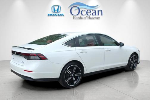 Platinum White Pearl 2024 Honda Accord Hybrid Sport