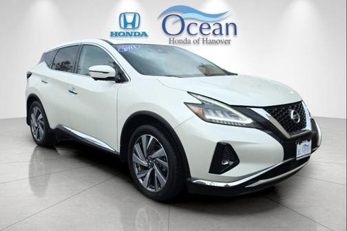 Pearl White Tricoat 2021 Nissan Murano SL Intelligent AWD