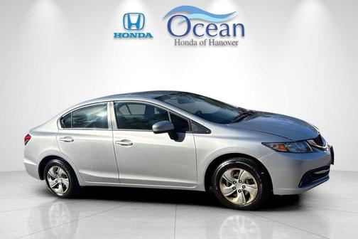 Alabaster Silver Metallic 2015 Honda Civic LX
