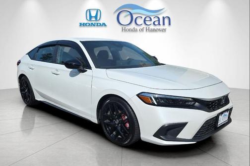 Platinum White Pearl 2024 Honda Civic Sport