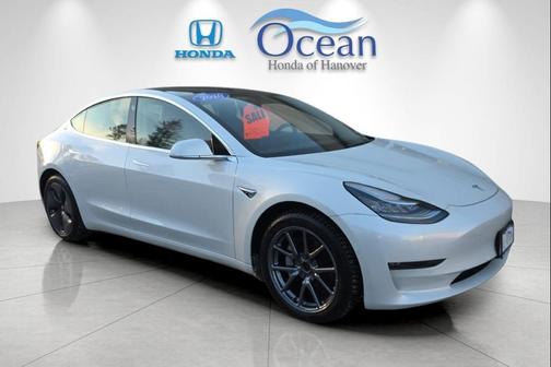 Pearl White Multi-Coat 2020 Tesla Model 3 Long Range
