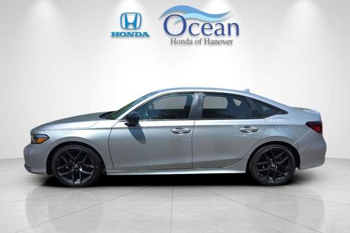Solar Silver Metallic 2025 Honda Civic Sport