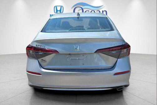 Solar Silver Metallic 2025 Honda Civic Sport