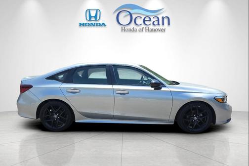 Solar Silver Metallic 2025 Honda Civic Sport