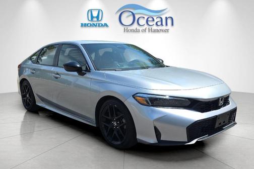 Solar Silver Metallic 2025 Honda Civic Sport