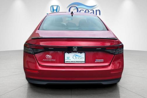 Radiant Red Metallic 2024 Honda Accord Hybrid Sport