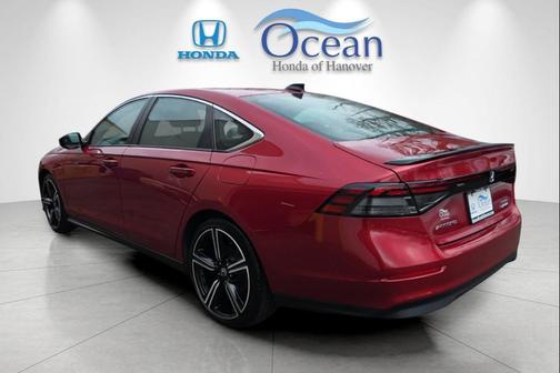 Radiant Red Metallic 2024 Honda Accord Hybrid Sport