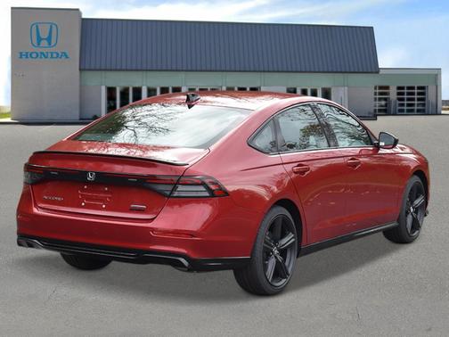 Radiant Red Metallic 2026 Honda Accord Hybrid Sport-L