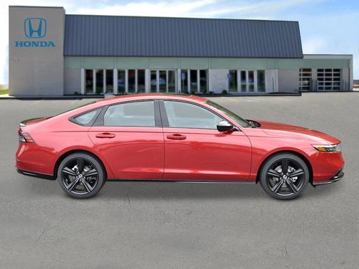 Radiant Red Metallic 2026 Honda Accord Hybrid Sport-L