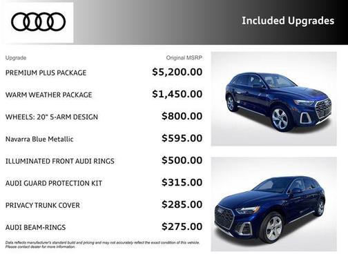 Navarra Blue Metallic 2023 Audi Q5 45 S line Premium Plus