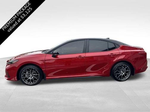 Supersonic Red/Midnight Black Metallic 2025 Toyota Camry XSE