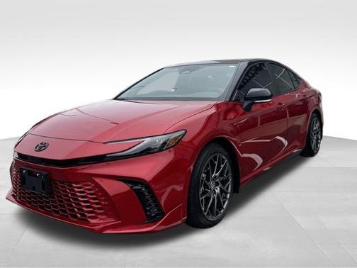 Supersonic Red/Midnight Black Metallic 2025 Toyota Camry XSE