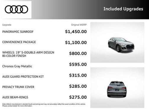 Chronos Gray Metallic 2023 Audi Q5 45 S line Premium