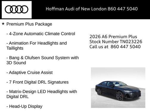 Daytona Gray Pearl Effect 2026 Audi A6 Premium Plus quattro S tronic