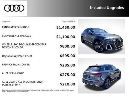 Daytona Gray Pearl Effect 2023 Audi Q5 e 55 S line Premium Plus