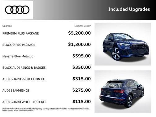 Navarra Blue Metallic 2023 Audi Q5 45 S line Premium Plus