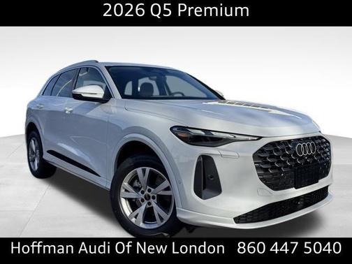 Glacier White Metallic 2026 Audi Q5 Premium TFSI quattro S tronic