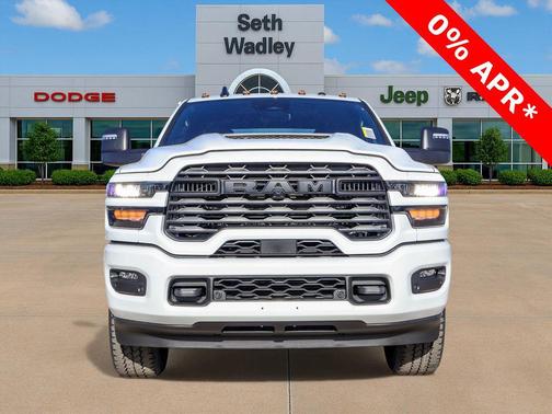 Bright White Clearcoat 2026 RAM 2500 Black Express Crew Cab 4x4 6'4' Box