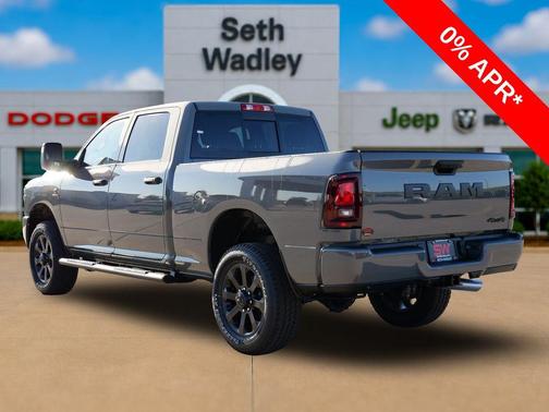 Ceramic Gray Clearcoat 2026 RAM 2500 Black Express Crew Cab 4x4 6'4' Box