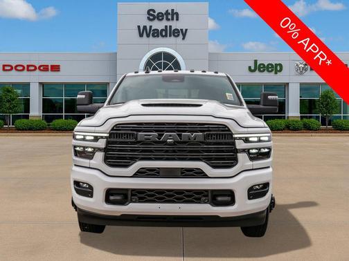 Bright White Clearcoat 2026 RAM 3500 Laramie Crew Cab 4x4 8' Box