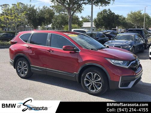 Radiant Red Metallic 2022 Honda CR-V 2WD EX
