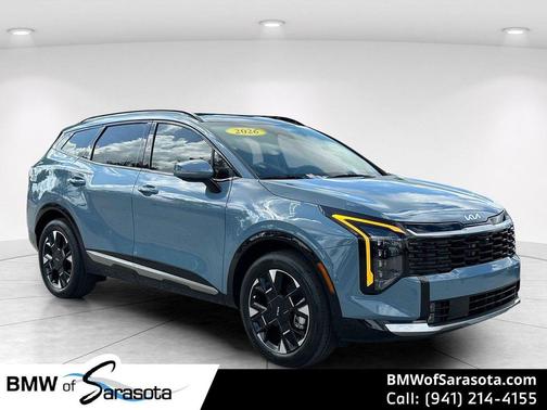 Heritage Blue 2026 Kia Sportage Hybrid SX-Prestige