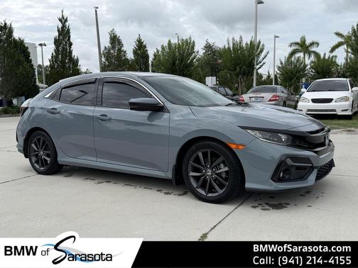 Sonic Gray Pearl 2021 Honda Civic EX