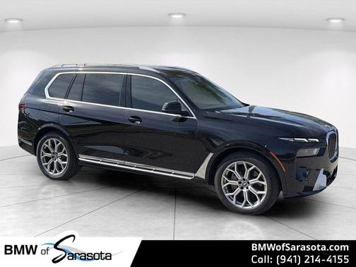 Black Sapphire Metallic 2024 BMW X7 xDrive40i