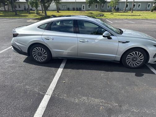 Aero Silver 2024 Hyundai SONATA Hybrid Limited