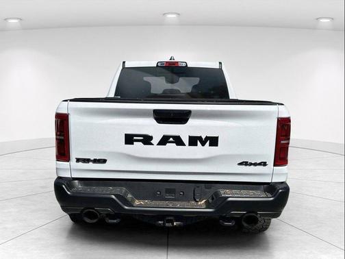 Bright White Clearcoat 2025 RAM 1500 RHO Crew Cab 4x4 5'7' Box