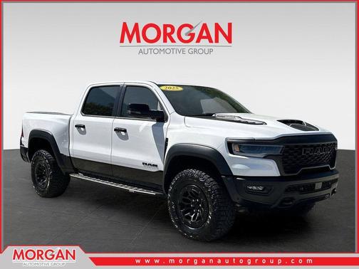 Bright White Clearcoat 2025 RAM 1500 RHO Crew Cab 4x4 5'7' Box