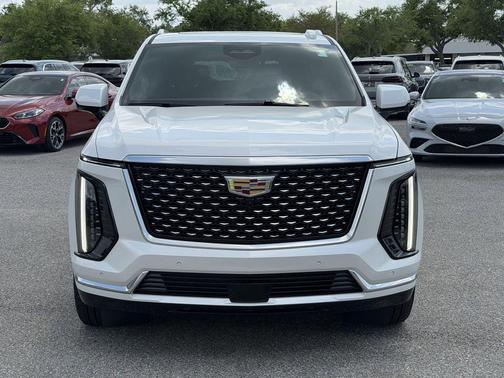 Crystal White Tricoat 2025 Cadillac Escalade Premium Luxury