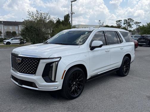 Crystal White Tricoat 2025 Cadillac Escalade Premium Luxury
