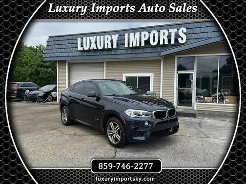 Blue 2019 BMW X6 xDrive35i Sports Activity Coupe