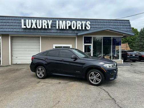 Blue 2019 BMW X6 xDrive35i Sports Activity Coupe
