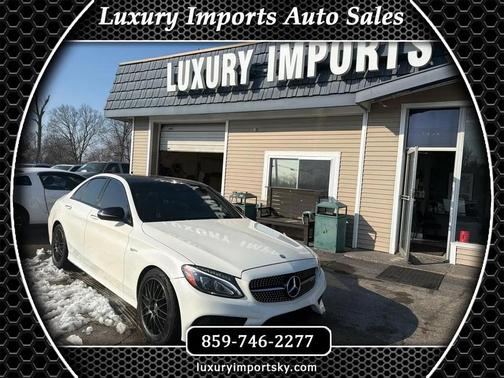 Pearl White 2017 Mercedes-Benz AMG C 43 4MATIC Sedan