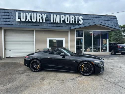 Obsidian Black Metallic 2022 Mercedes-Benz AMG SL 63 Base