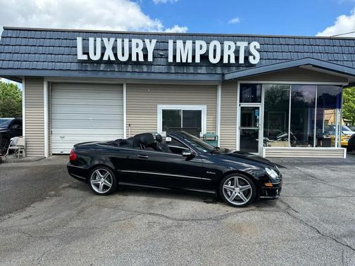 Black 2008 Mercedes-Benz CLK-Class Base