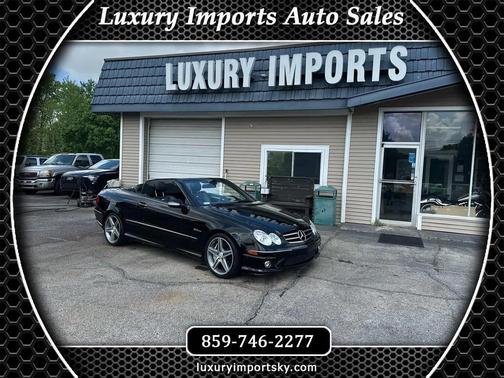 Black 2008 Mercedes-Benz CLK-Class Base