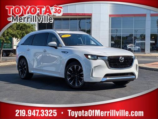 Rhodium White Premium 2024 Mazda CX-90 3.3 Turbo S