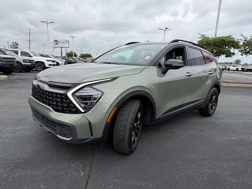 Jungle Green/Ebony Black Roof 2023 Kia Sportage S
