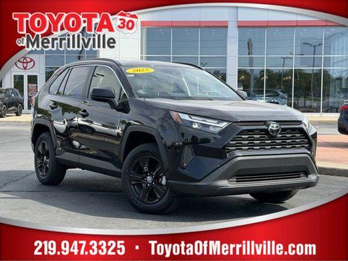 Midnight Black Metallic 2025 Toyota RAV4 Hybrid LE