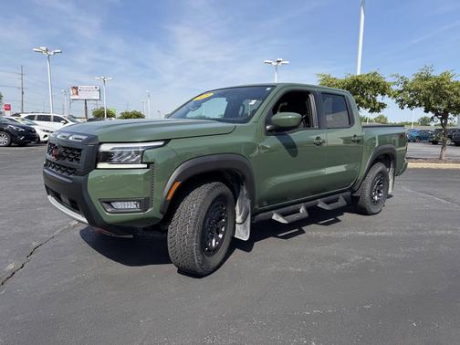Tactical Green Metallic 2025 Nissan Frontier PRO-4X