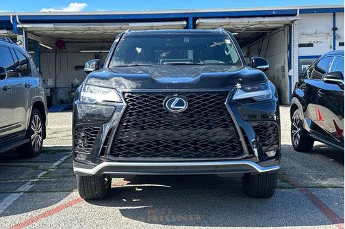Black 2024 Lexus LX 600 F SPORT