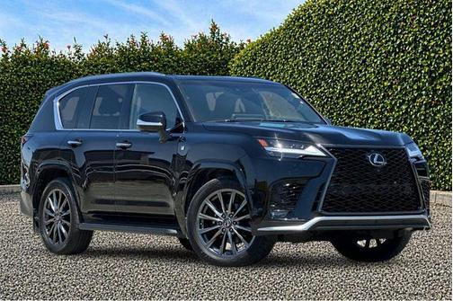 Black 2024 Lexus LX 600 F SPORT