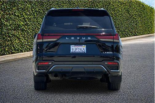 Black 2024 Lexus LX 600 F SPORT