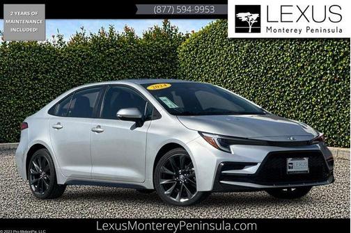 Classic Silver Metallic 2024 Toyota Corolla XSE
