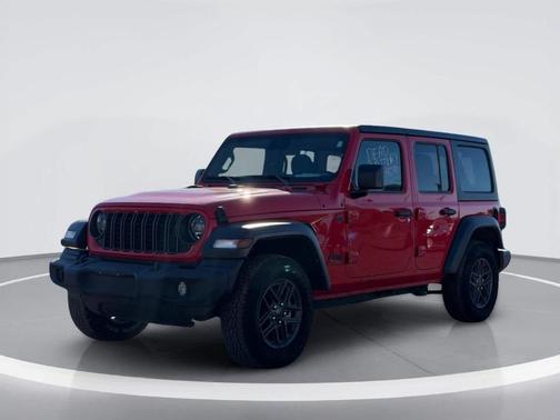 Firecracker Red Clearcoat 2024 Jeep Wrangler Sport