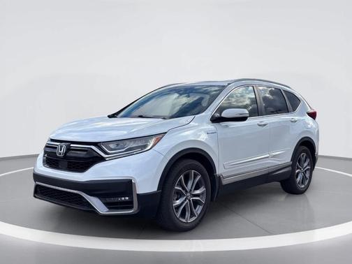 Platinum White Pearl 2021 Honda CR-V Hybrid Touring