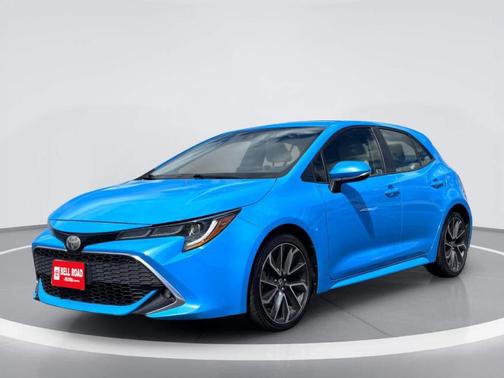 Blue Flame 2019 Toyota Corolla Hatchback SE